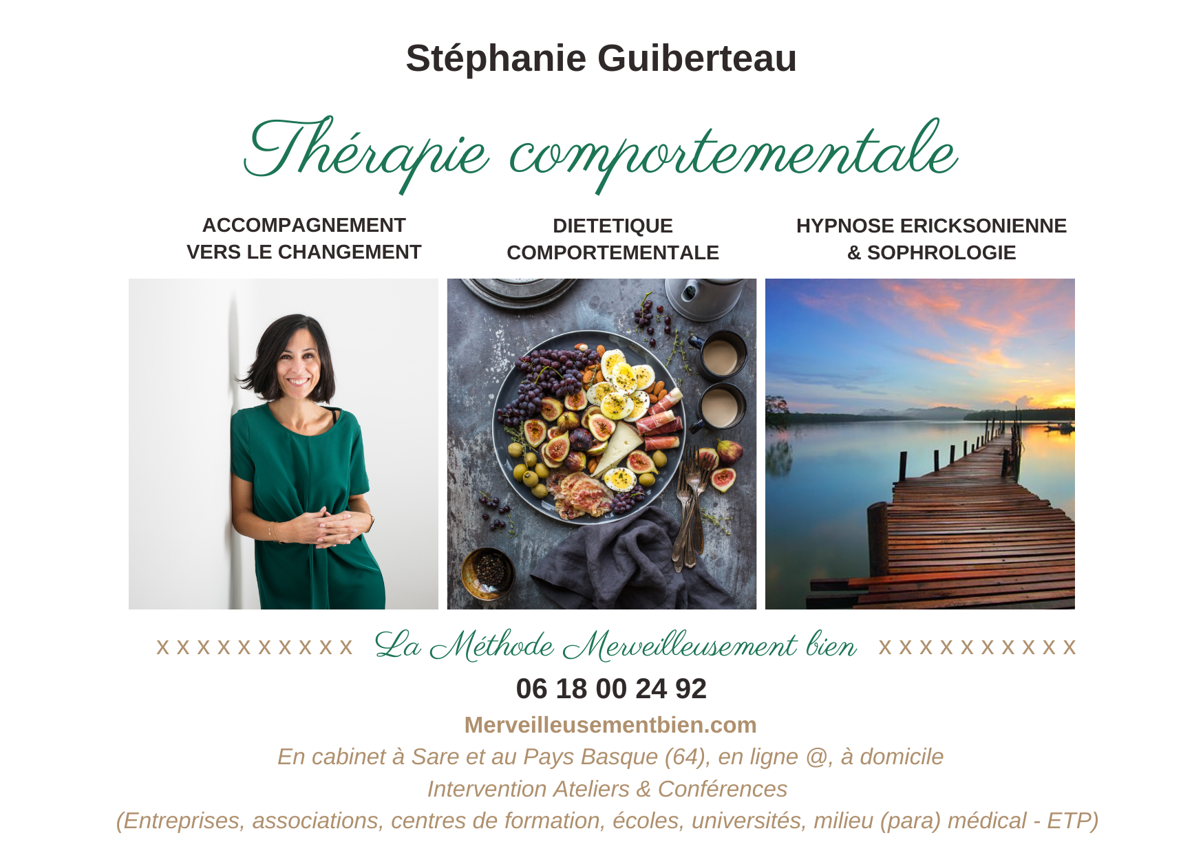 Carte méthode Merveilleusement bien - Stéphanie Guiberteau - thérapie comportementale